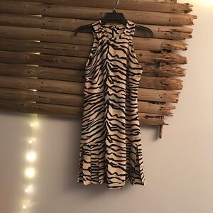 Rebecca Taylor tiger print dress size small